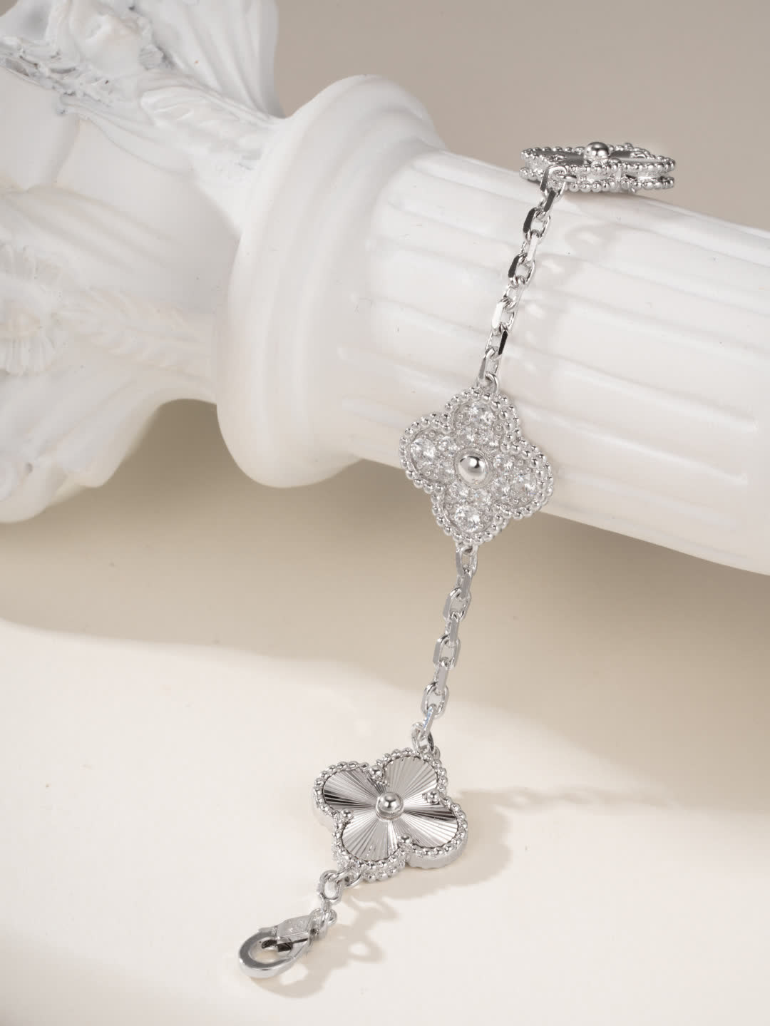 Van Cleef & Arpels Alhambra Diamond Bracelet